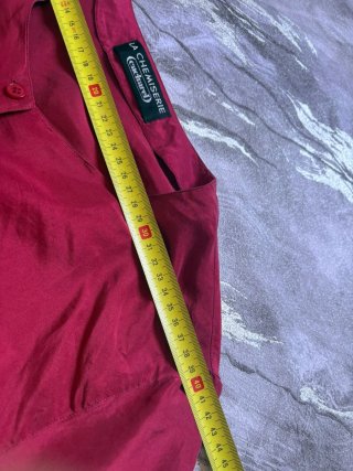 Camicetta Seta Cacharel Rossa Tg. 42