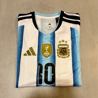 Camisola Argentina Messi Manga Comprida L