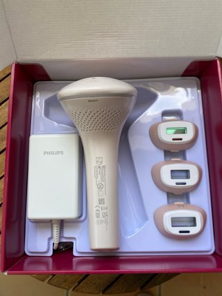 Depiladora Philips Lumea 9900 IPL Rosa/Blanca