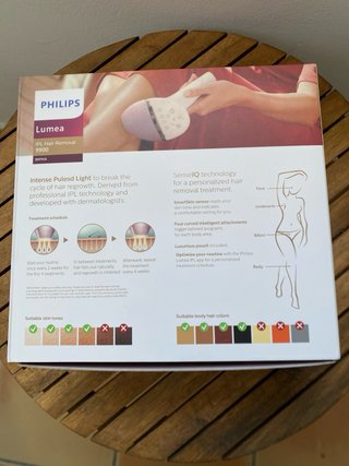Depiladora Philips Lumea 9900 IPL Rosa/Blanca