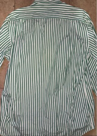 Camisa Hugo Boss Rayas Verdes Talla M