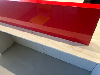 Estante LACK Rojo Ikea