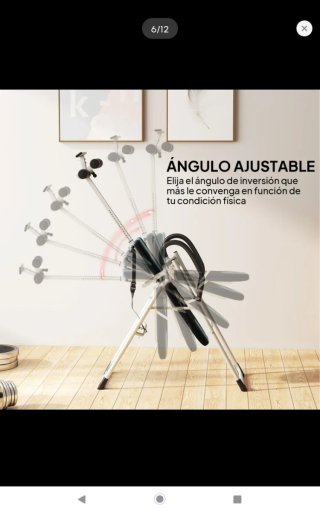 Tabla inversión gravitacional