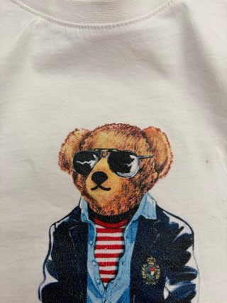 Camiseta Polo Ralph Lauren Oso Blanca