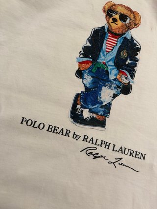 Camiseta Polo Ralph Lauren Oso Blanca