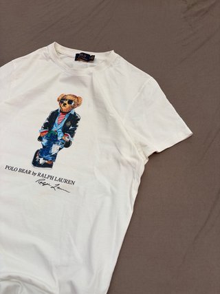 Camiseta Polo Ralph Lauren Oso Blanca