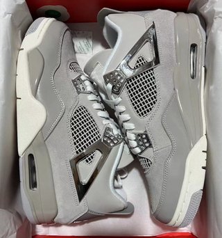 Nike Air Jordan Retro 4 Gris/Plata