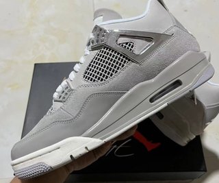 Nike Air Jordan Retro 4 Gris/Plata