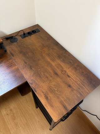 Escritorio Gaming/Oficina Madera y Metal