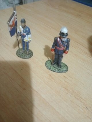 Figuras de plomo de soldados