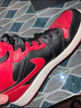 Nike Air Jordan 1 Mid Bred Originales Caja