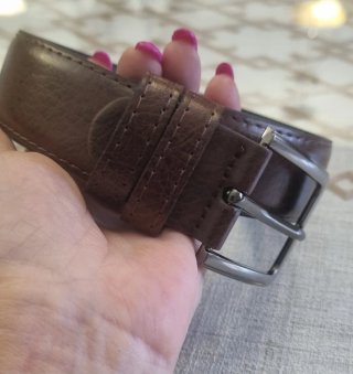 Cinturón de cuero genuino para hombre