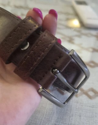Cinturón de cuero genuino para hombre