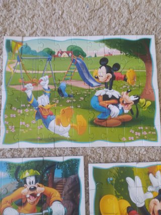 Puzzles Disney Mickey y Goofy