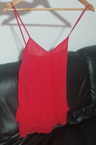Blusa de dormir roja