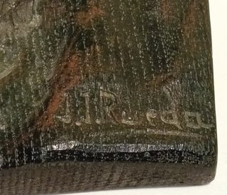 Talla madera original Juan Jiménez Rueda