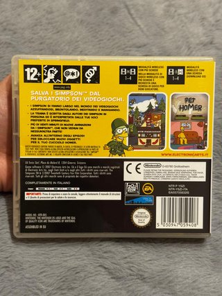 I Simpson, Il Videogioco - Nintendo DS Pegi 12+