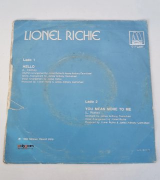 Vinil Single Lionel Richie Hello