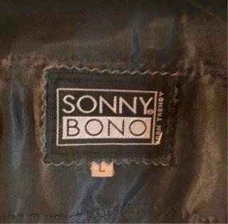 Giubbotto Pelle Sonny Bono Nero Tg. L