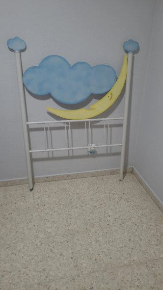 Cabecero de forja infantil