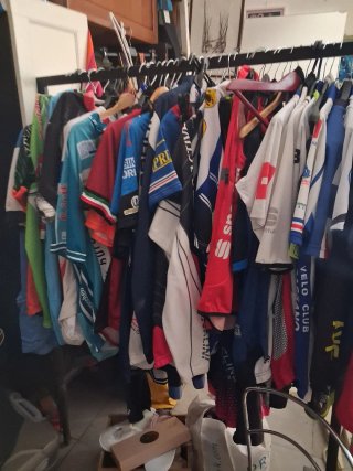 Lotto 5 maglie bici calcio tempo libero