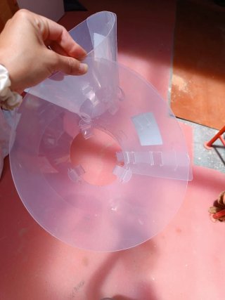 2 Collares Isabelinos Nuzoa Transparentes