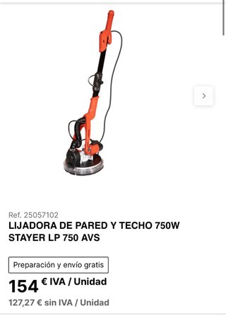 Lijadora de pared como nueva