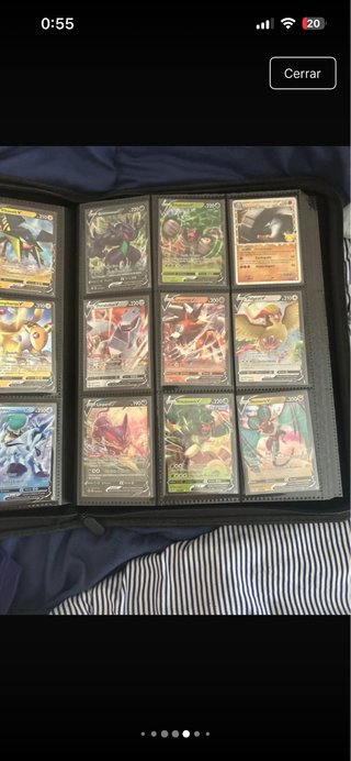 Cartas Pokémon para intercambio