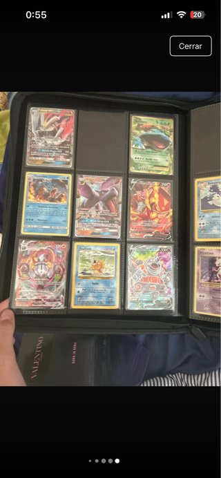 Cartas Pokémon para intercambio