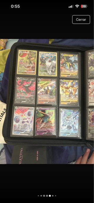 Cartas Pokémon para intercambio