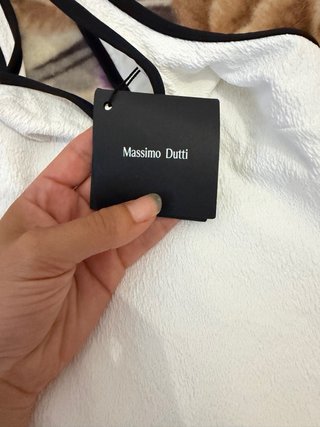 Bañador Massimo Dutti Blanco