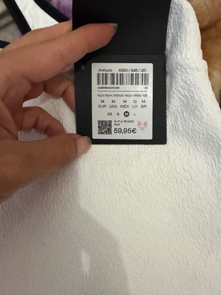 Bañador Massimo Dutti Blanco