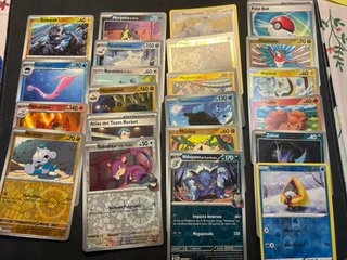 22 Cartas Pokémon Reverse Holo Originales