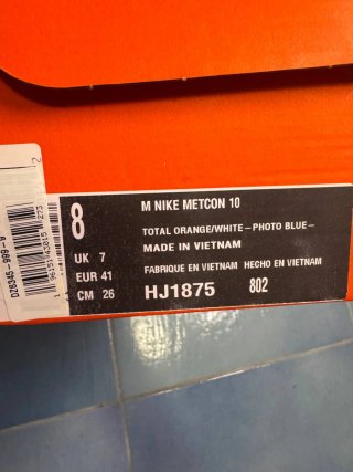 Nike Metcon 10 Scarpe da Ginnastica Arancioni Blu