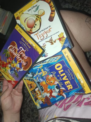 Lote 3 Películas DVD Disney Clásicos