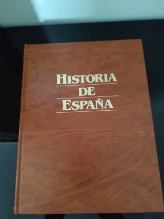 Colección Historia de España.tapa dura simil piel