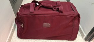 Bolsa de viaje Oneworld morada con ruedas