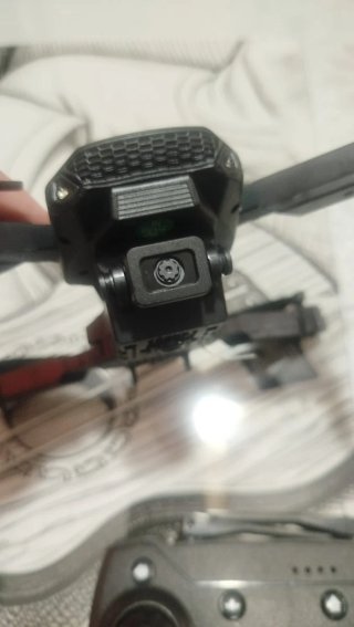 Dron Plegable Negro con Mando