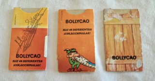 3 Cromos Bollycao mensajes Para vivir como un rey
