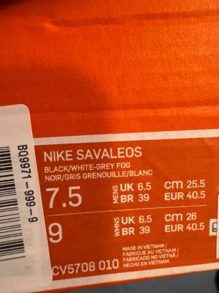 Nike Savaleos Scarpe da Sollevamento Nero
