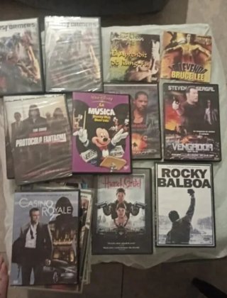 Lote Películas DVD Acción, Aventura y Más