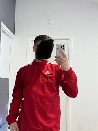 Corta Vento Adidas Vermelho