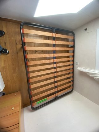 Somier de láminas metálico y madera