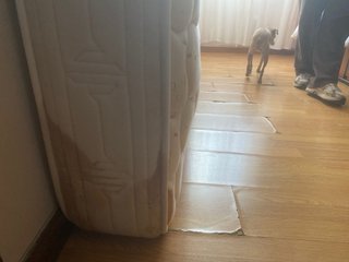 Somier de láminas metálico y madera