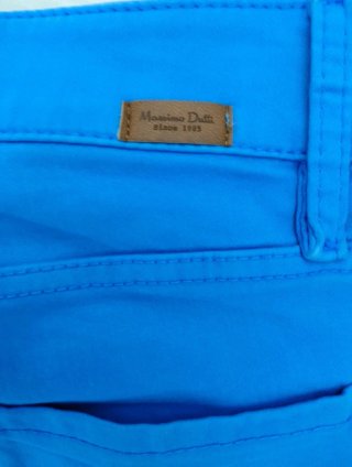 Pantalón Massimo Dutti Azul
