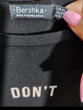 Vestido Bershka Don't Call Me