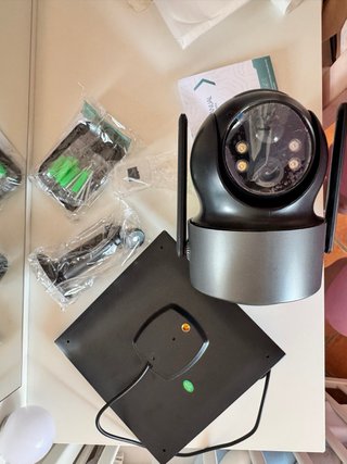 Cámara Solar 360 Wifi Exterior