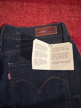 Pantalón vaquero azul mujer