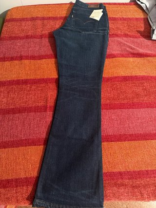Pantalón vaquero azul mujer