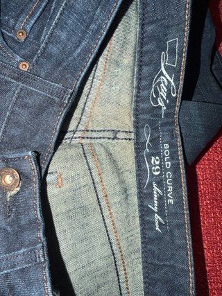 Pantalón vaquero azul mujer